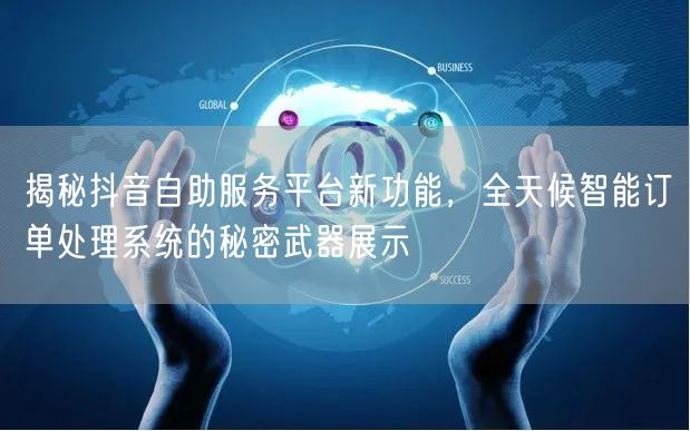 揭秘抖音自助服务平台新功能，全天候智能订单处理系统的秘密武器展示