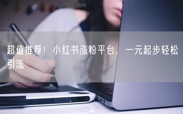 超值推荐！小红书涨粉平台，一元起步轻松引流