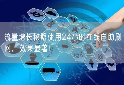 流量增长秘籍使用24小时在线自助刷网，效果显著！